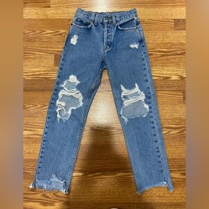 Carmar Distressed Blue Jeans